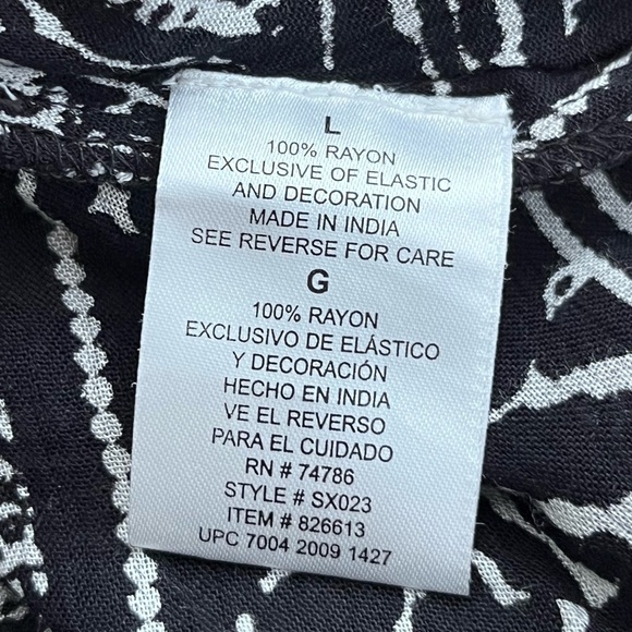 Bila Boho Printed Handkerchief Sz L Sleeveless Maxi Dress - Picture 6 of 12